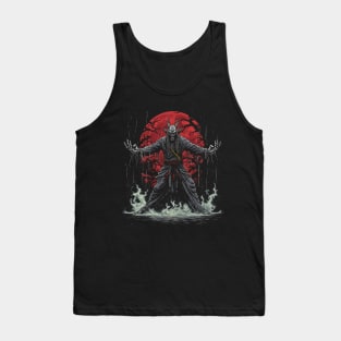 Japanese Samurai Shaman, Halloween Tank Top